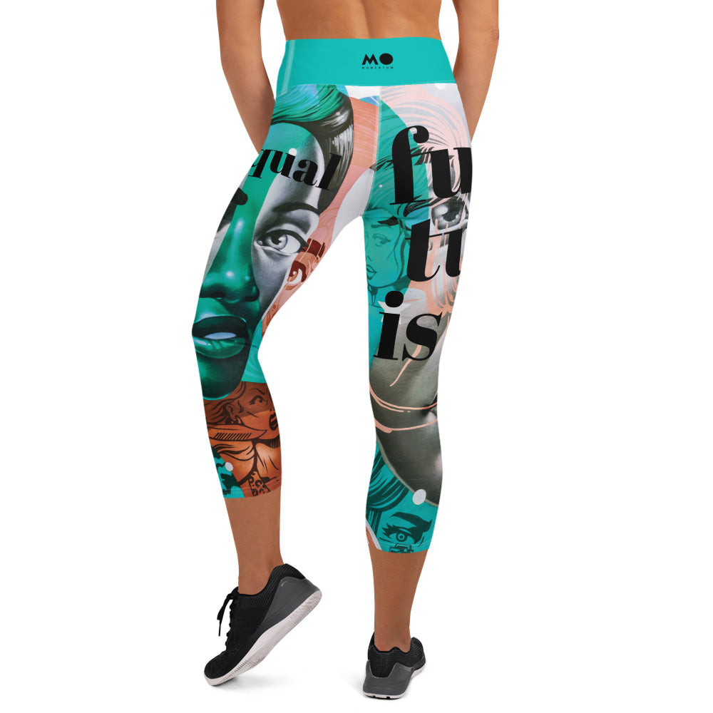 WOMAs-Yoga Capri Leggings