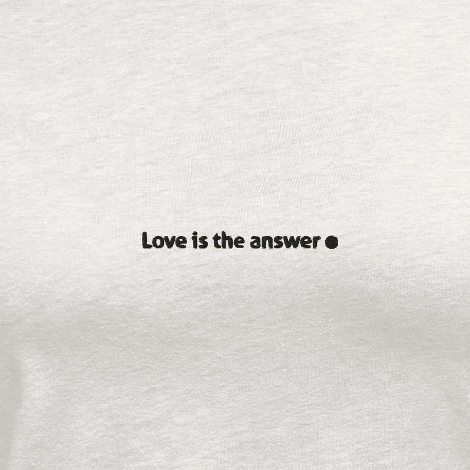 Embroided relaxed T-Shirt / Love