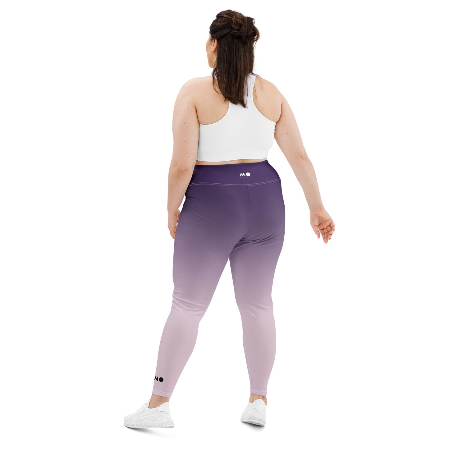 Plus Size Leggings / Purple bird