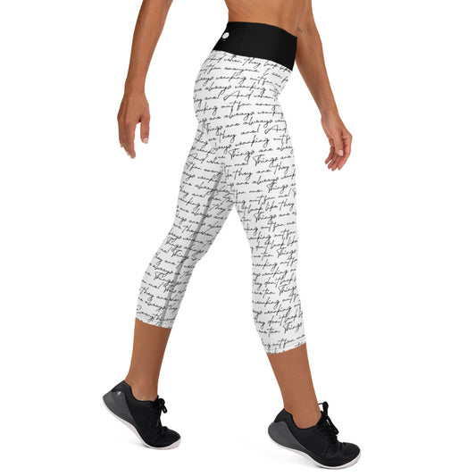 Things are working / High waist Capri Leggings