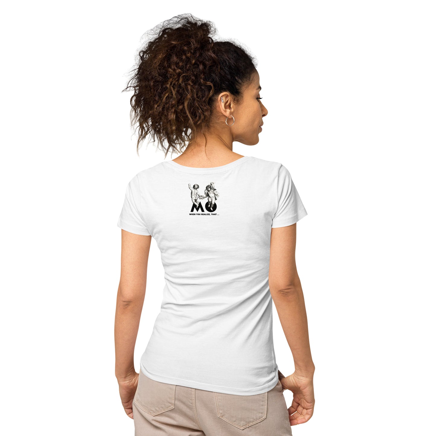 Women’s Organic T-shirt / Reason to be happy